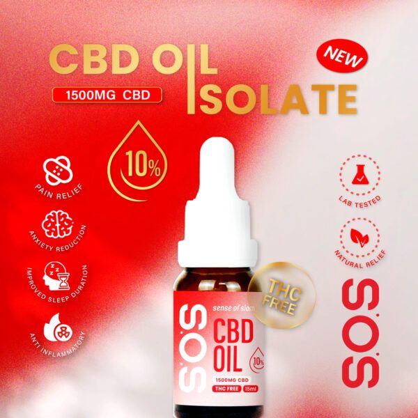 SOS CBD Isolate Oil 10%