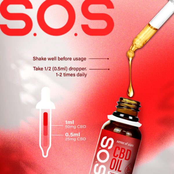 SOS CBD Isolate Oil 20% - Image 2