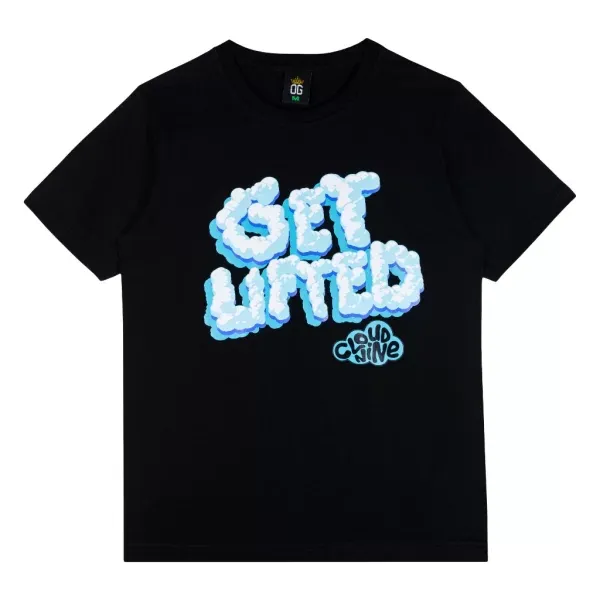 Get Lifted Cloud Nine Black Graphic Tee