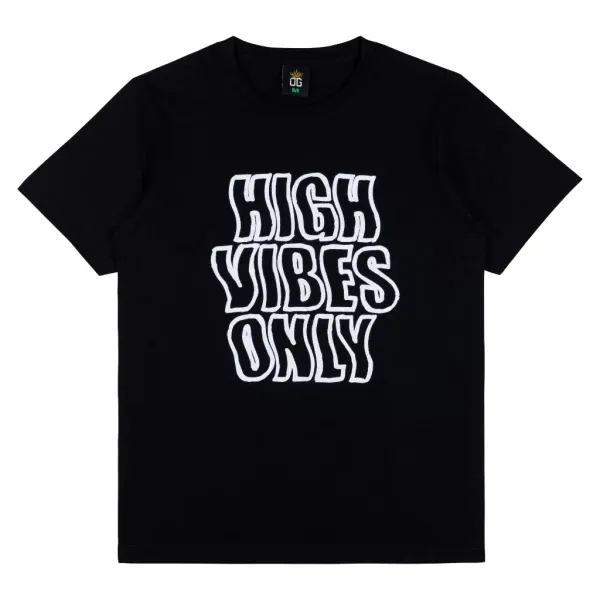High Vibes Cloud Nine Black Graphic Tee